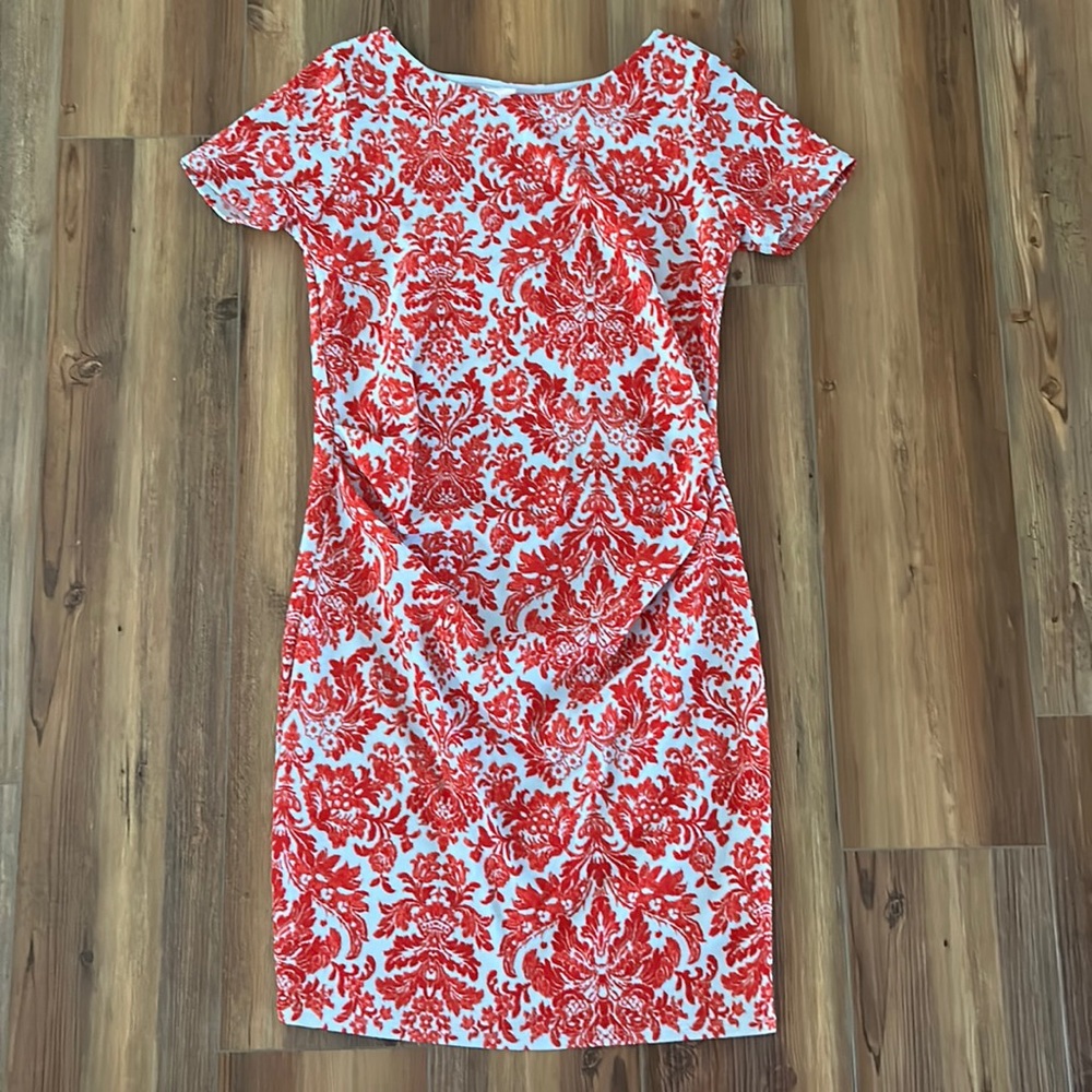 Pink blush fitted Maternity dress